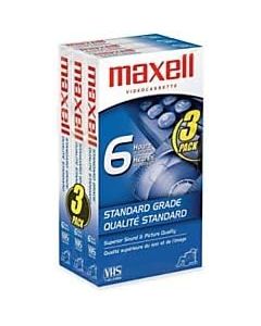Maxell GX T-120 Video TAPE-120 MIN 3PK (214048)