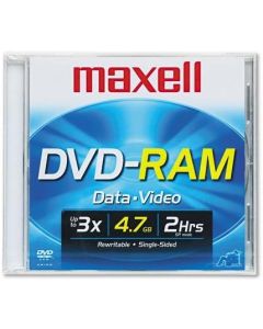 Maxell 1-Pack DVD-RAM Media 4.7GB Rewrite