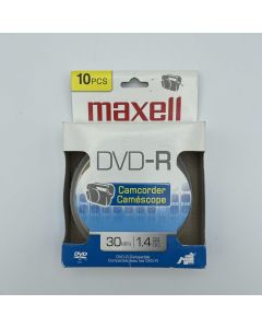 Maxell 8cm Camcorder DVD-R, 10-Pack (Packaging May Vary)