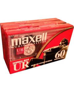 Maxell Audio Cassette UR60 (3 Pack)